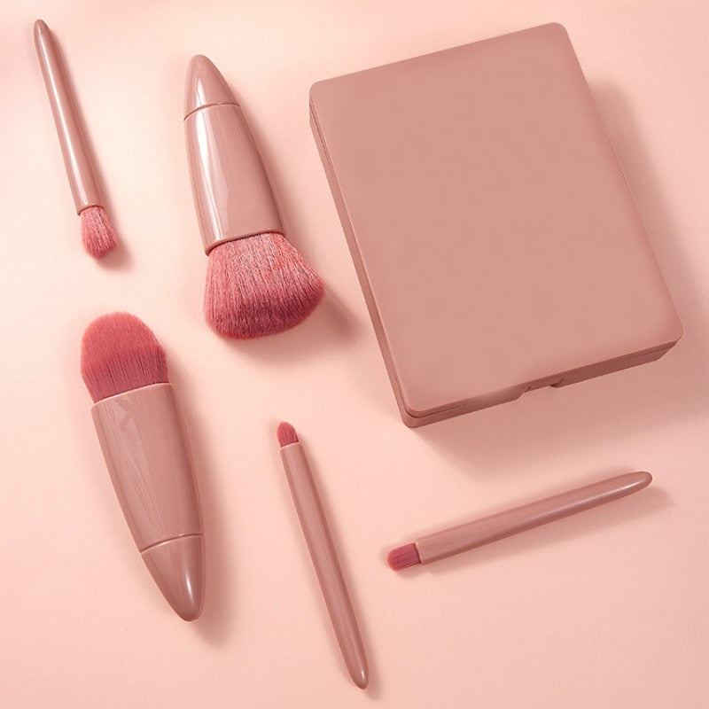 Kit Make Estojo com Espelho e Pincéis