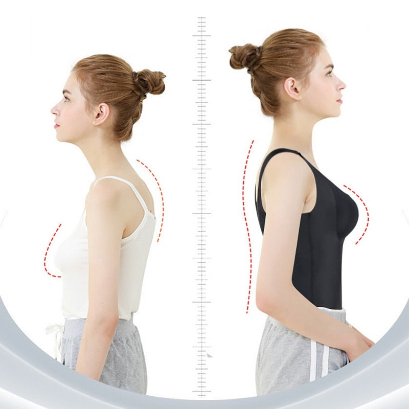 Corretor Postural 4 em 1 com Abotoamento na Cintura