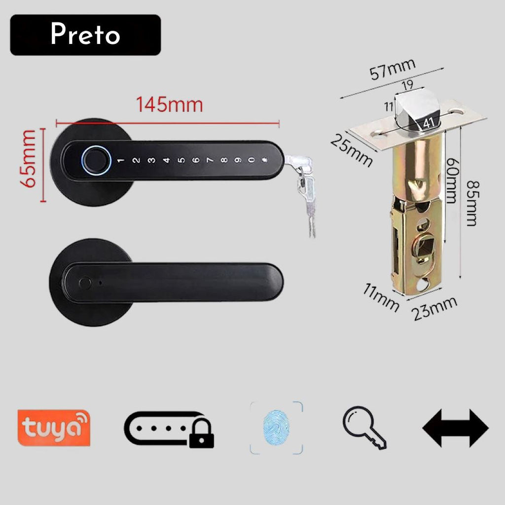 Fechadura Inteligente Bluetooth Multifunções